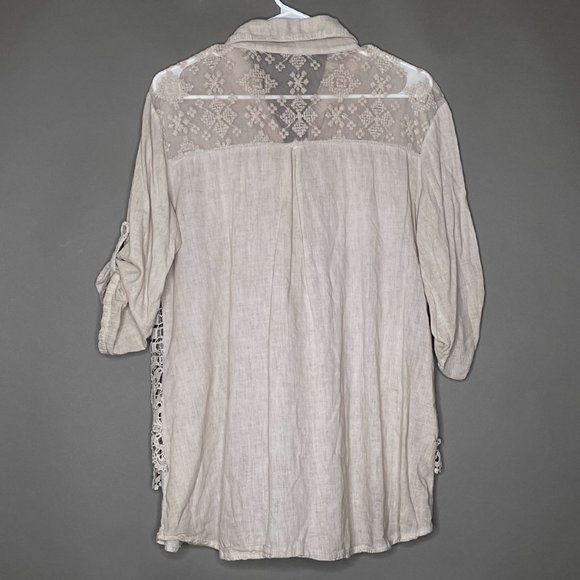 No Label - Taupe/Cream Tunic Crochet Design - Picture 11 of 13